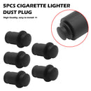 5pcs Universal Car Cigarette Lighter Socket Plug Waterproof Cover Dust Cap Newly