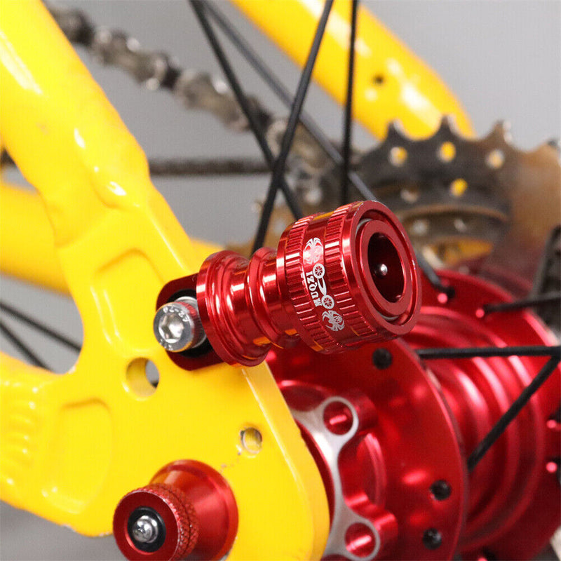 MUQZI 2pcs Bike Pedal Quick Release Buckle Pedal Frame Fixing Base (Red) Newly