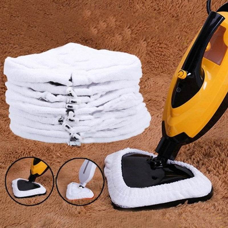Steam Washable Mop Cloth Cover Microfiber Floor Cleaning Replacement Pads Newly