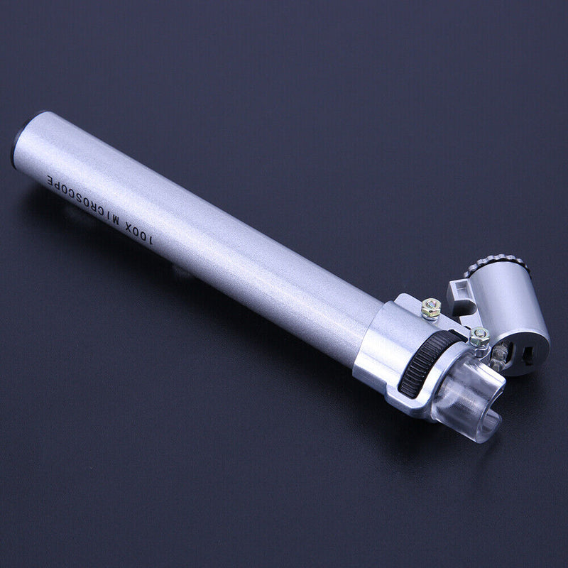 Universal 100X Adjustable Microscope Portable Pen Like LED Microscope Lll