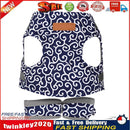Japanese Style Pet Dog Harness Vest Outdoor Walking Leash Set (Blue S) Newly