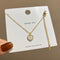 Wedding Gift Women Heart Shaped Necklace Opal Pendant Clavicle Necklace Choker