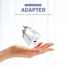 US EU Plug QC 3.0 USB Charger Square Quick Charge Wall Phone Charging Adapter