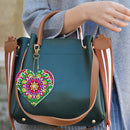 2x DIY Full Special Shape Diamond Painting Keychain Bag Decor Kit (DYSK15) Newly