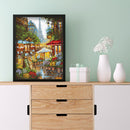 Full Embroidery Stamped Paris Scenery DIY 11CT Cotton Thread Cross Stitch K