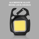 Mini LED Flashlight Portable Work Lights Pocket Keychains Torch USB Rechargeabl`