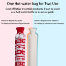 Pain Relief with Soft Removable Cover Hot Water Bottle Hot Water Bag Extra Long