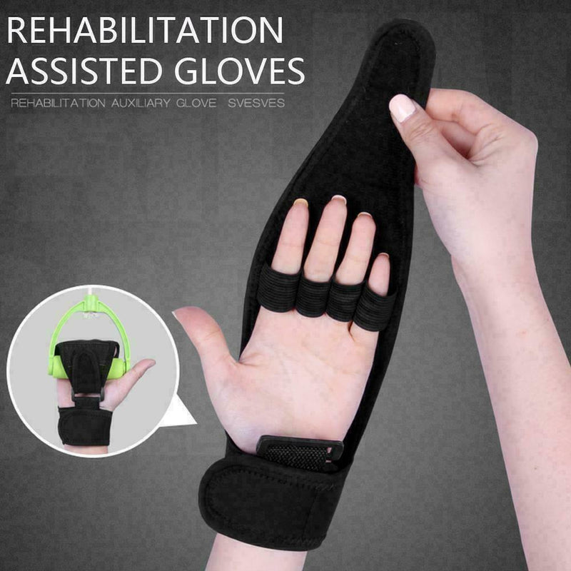 Anti-Spasticity Finger Rehabilitation Auxiliary Gloves Splint Hands Finger R2O2