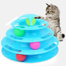 Cat Funny Cat Tower Puzzle Toys Turntable Amusement Ball Training Play Plate