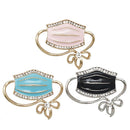Fashion Bowknot Charm Mouth Shape Jewelry Corsage Brooch Jeans accessories Pin