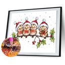 5D Full Round Drill Drawing Picture Hat Bird Diamond Painting Living Room Decor