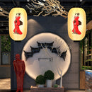 10 inch Customized Chinse Style Character Painted Lantern for Hanging (D) Newly