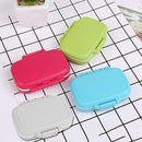 10pcs 3 Grids Portable Pill Box Medicine Storage Case Container(Rose)