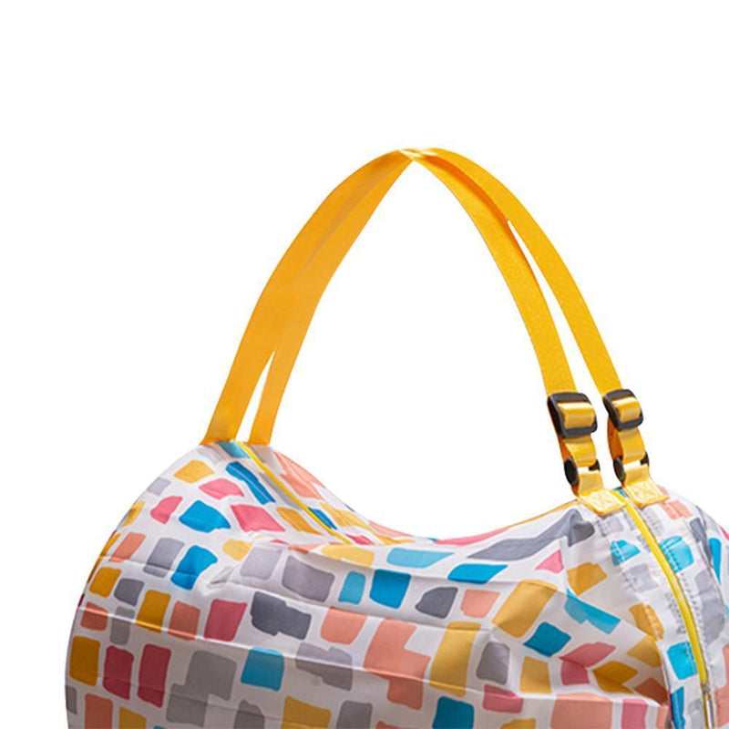 Waterproof Folding Eco-Friendly Shopping Travel Portable Grocery Bag (D)