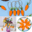 Decor Easter Carrot Easter Decoration Hanging Ornaments Flocking Carrot