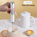Automatic Milk Coffee Whisk Mixer Electric Egg Beater Kitchen Tool (White) Newly