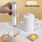 Automatic Milk Coffee Whisk Mixer Electric Egg Beater Kitchen Tool (White) Newly
