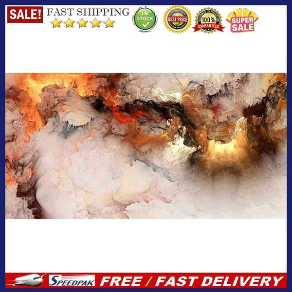 Frameless Colorful Clouds Oil Paint By Number Kit DIY Handmade Drawing On C