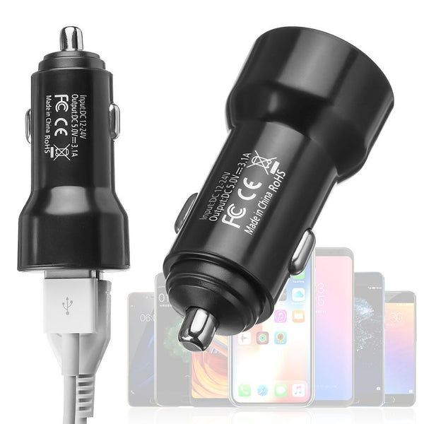 Dual USB Adapter Car Dual Port Fast Charger Car Charger Dual USB USB Charger
