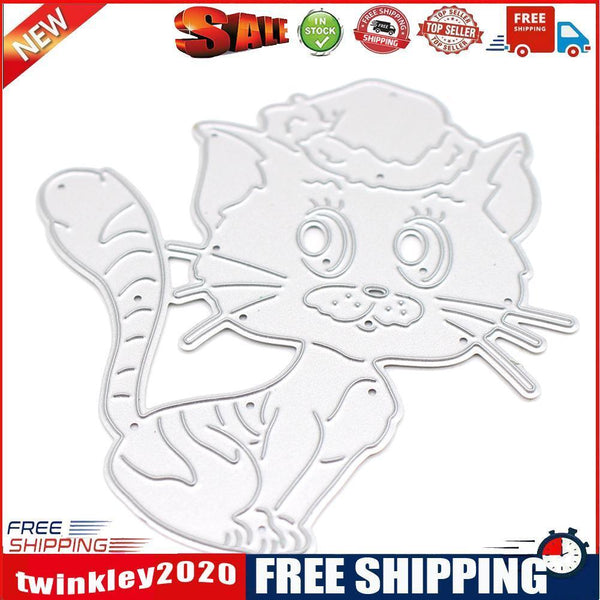 Metal Embossing Cutting Die Decoration Cut Cat Paper Crafts Photo Album DIY