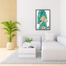 14CT Partial Embroidery Kit Beauty Manicure Cartoon Printing Cross Stitch