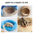 Warm Hamster Nest Pad Pet Chinchilla Rabbit Guinea Pig Bed Velvet Soft Cushio