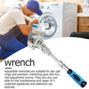 Torque Slot Tensioner Repair Hand Tools 10 inch 5 in 1 Ratchet Adjustable Wrench