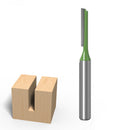 6mm Shank Single Double Flute Straight Router Bit Set Carving Milling Cutter