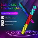 Voice Activated Light Bar Music Rhythm RGB Rechargeable Lamp Strip APP Control