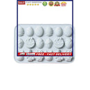 Fondant Moulds Easter Egg and Bunny - 18 Cavities DIY Fondant Cake Making Mol