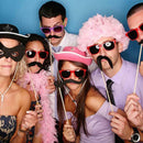 40 Independence Day Photo Booth Props, 4th of July Decorations, US Party D3O1