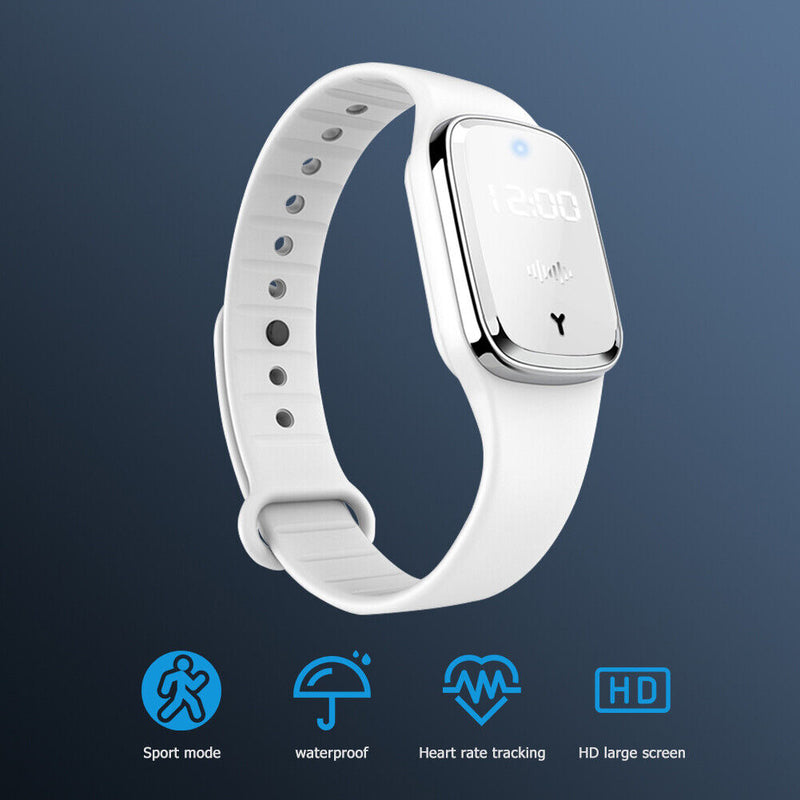 M2 Ultrasonic Mosquito Repellent Anti Insect Bugs Pest Bracelet (White) Newly