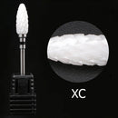 Ceramic Electric Manicure Tools Milling Cutter Bullet-shaped Nail Art Drill Bit