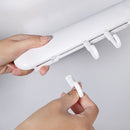 Organizer Free-Punching Shower Hook Robe Hook Wall Hanger Door Rear Hook