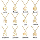 Jewelry Fashion Clavicular Chain Symbol necklace Pendant 12 Constellations