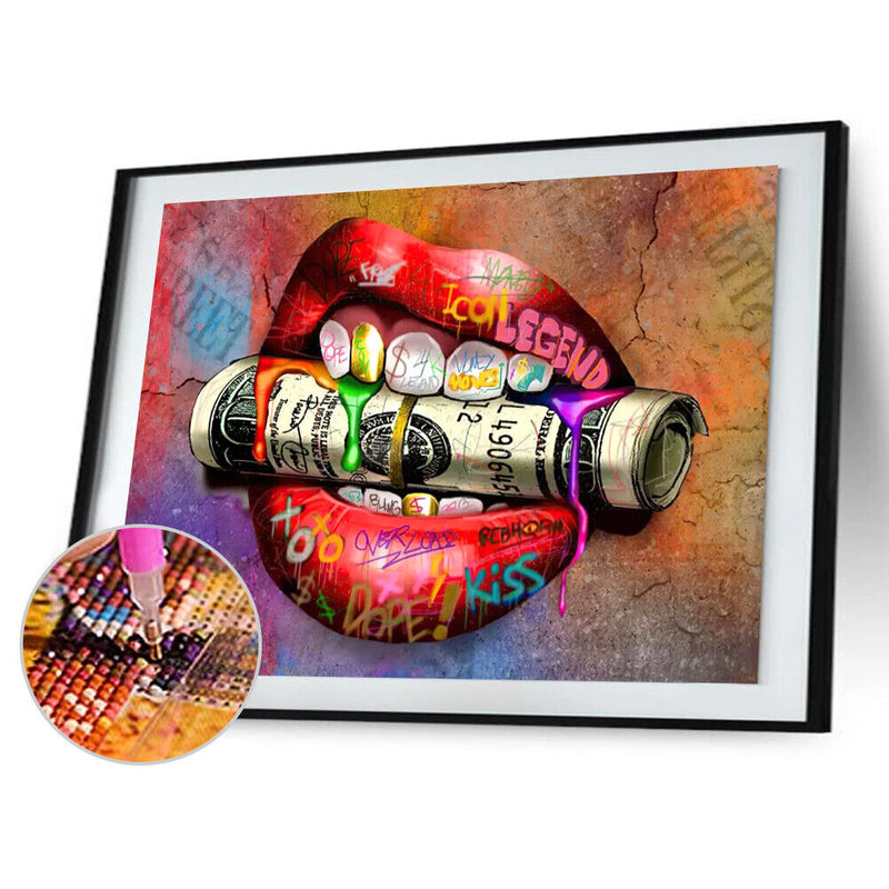 Diamond Painting 5D DIY Abstract Full Round Drill Rhinestone Kit (E206) Newly