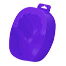 1pc Nail Art Hand Wash Remover Soak Bowl Nail Bath Manicure Tool(Purple) Newly
