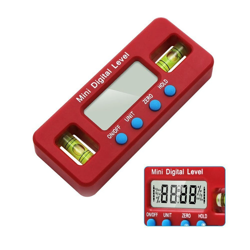 Display Angle Measuring Finder Protractor Inclinometer Water Proof Level Box