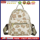 Fashion Flower Print Pure Small Backpack for Girls Casual Soft Canvas School Bag