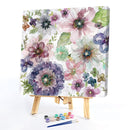 Ink Flower Oil Paint By Numbers Kit DIY Acrylic Painting Wall Art Picture C