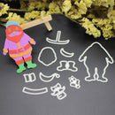 Snowvirtuos Santa Metal Punching Stamp Stencil DIY Scrapbooking Paper Card
