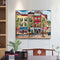 Oil Paint By Numbers Center Street House Frameless Picture Craft Kit for Home