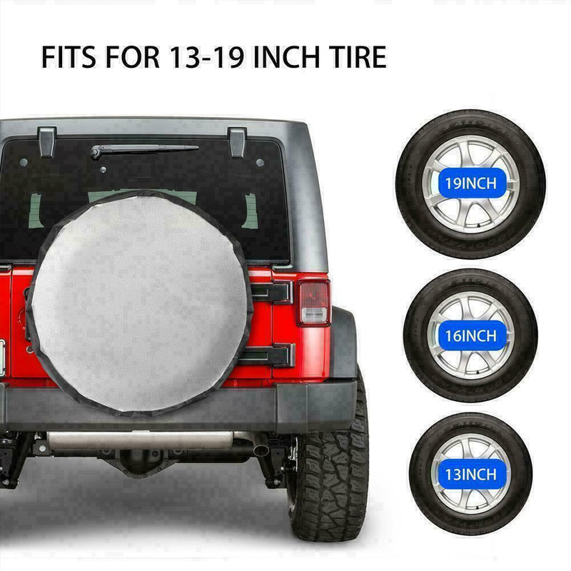 Wheel Spare Tire Cover Case Pouch Protector For Jeep Durable Q9U2 Trailer U8I4