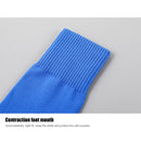 1 Pair Breathable Sports Football Shin Guard Leg Socks Pads (Blue Adults) Newly