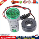 0-100A AC LED Digital Display Ampermeter Signal ?Current Indicator (Green) Newly