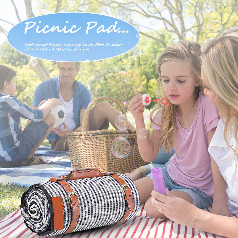 Waterproof Beach Camping Lawn Mats Outdoor Picnic Hiking Mattress Sleep Blanket