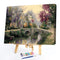 Castle by Bridge Oil Paint By Numbers Kits Canvas Picture Wall DIY Crafts