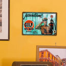 Advertising Characters Retro Plaque Metal Tin Painting Wall Art Poster (A)