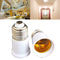 1xE27 to E27 Converter Extension Adapter Socket LED 7T6T Bulb Base b Lamp R2K5