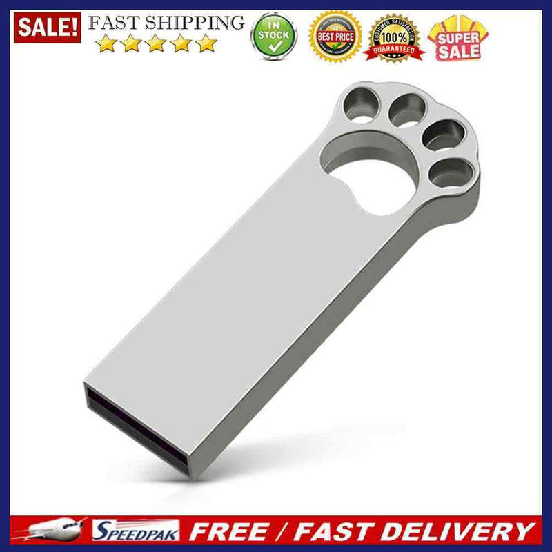 Zinc Alloy USB Thumb Drive Cat Paw USB 2.0 Pendrive 128GB 64GB 32GB 16GB 8GB 4GB